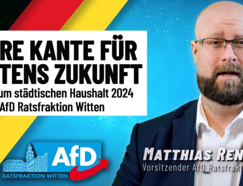 Und täglich grüßt das Murmeltier: Die Rede der AfD zum städtischen Haushalt 2024 jetzt als Video!