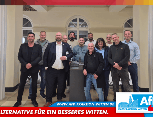 Kommunalwahl: AfD vervierfacht Zahl ihrer Mandatsträger im Rat der Stadt Witten!