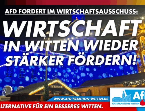 Ausschuss für Wirtschaft und Liegenschaften: AfD fordert mehr wirtschaftsfördernde Impulse!