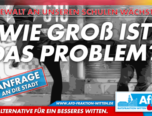 Die AfD fragt nach: Wie groß ist das Gewaltproblem an Wittens Schulen?