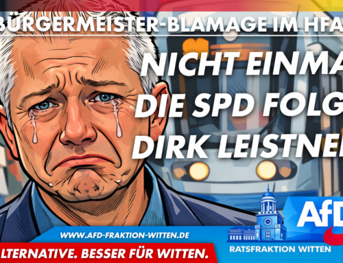 Blamage für Leistner: Nicht einmal die eigene Partei folgt dem Bürgermeister bei der Grundsteuer!
